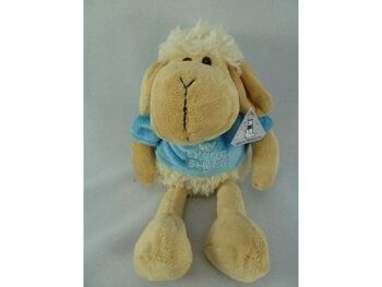 Tee shirt mon petit mouton bleu 17cm