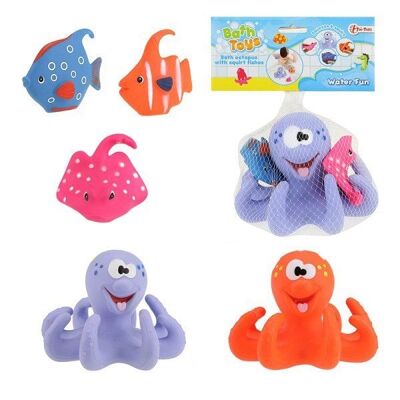 Toi Toys Badspeelgoed Octopus met zeevissen
