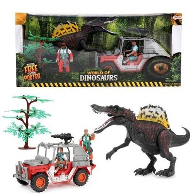 Toi Toys World of Dinosaurs Speelset jeep+dino