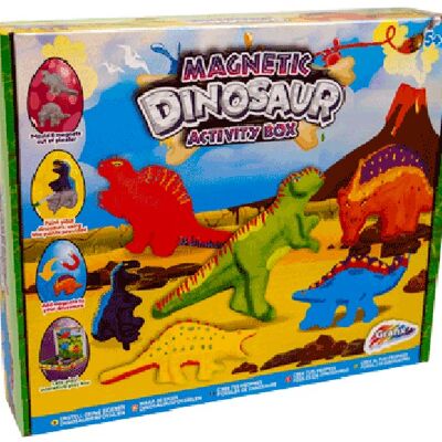 Grafix Magnetische Dino Activity Box 30x25cm 9-12 jaar