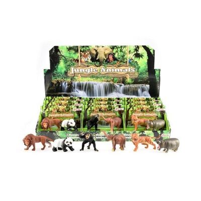 Toi Toys Jungle dieren 2 stuks in doosje ca 7cm