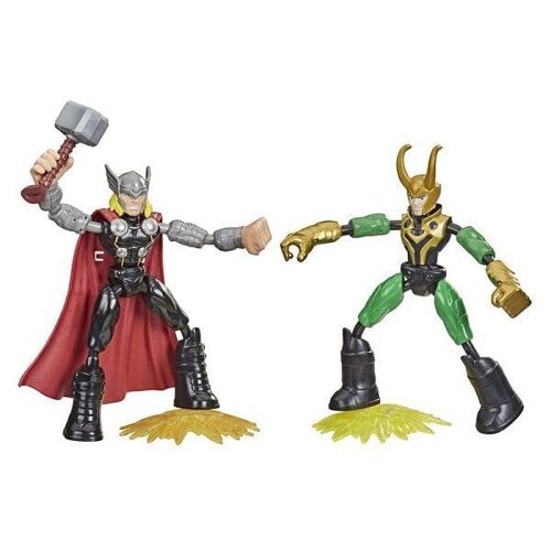 Hasbro Marvel Avengers Bend N Flex Thor vs Loki