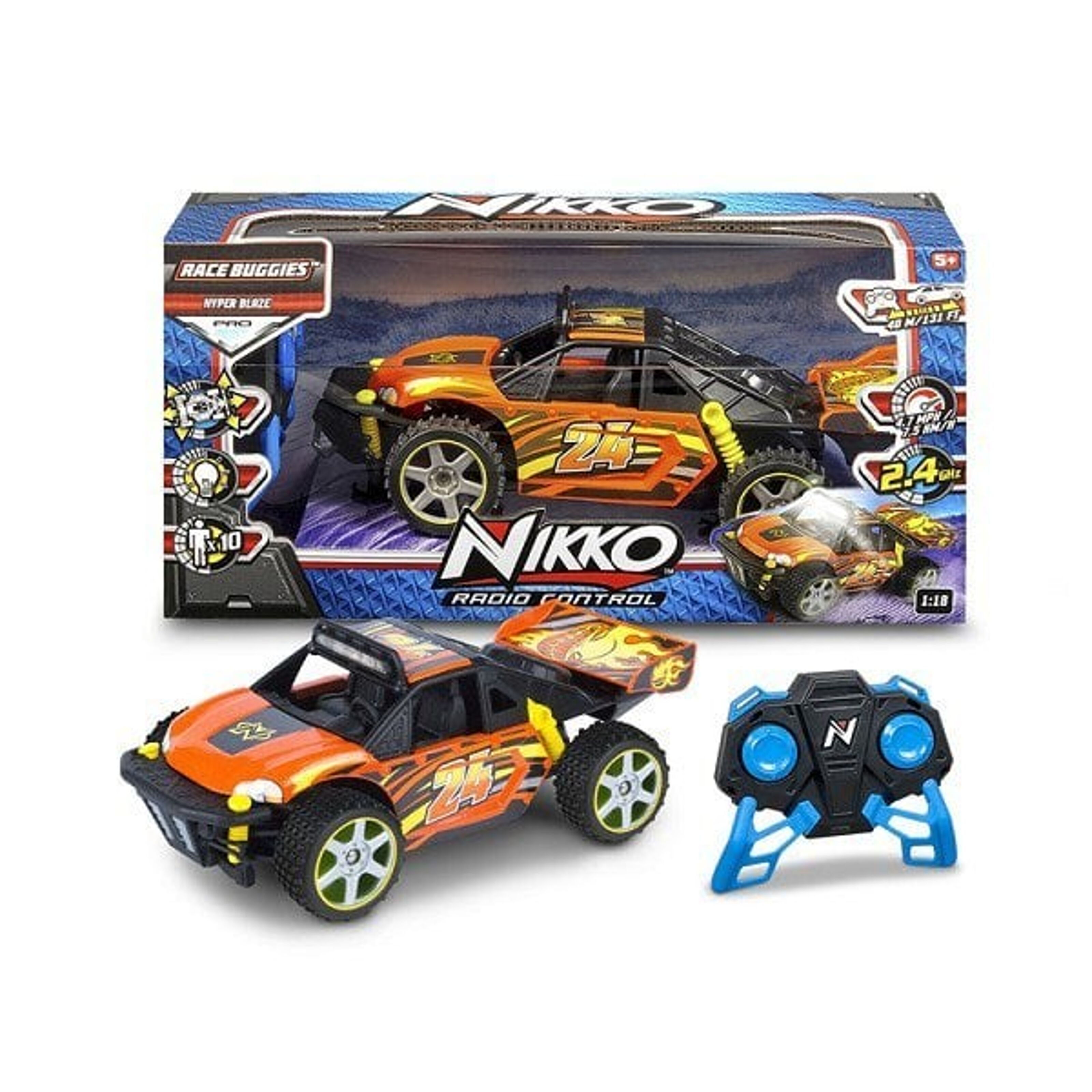 Achat Buggy de course automobile Nikko RC Hyper Blaze 1:18 en gros