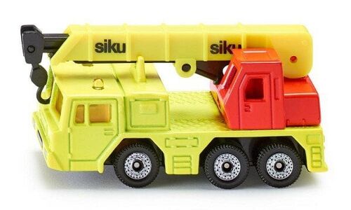 Siku 1326 Hydraulische takelwagen 76x28x37mm geel/rood