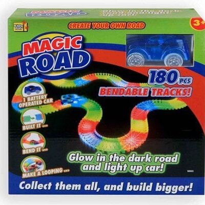 Racebaan Magic road 180-delig