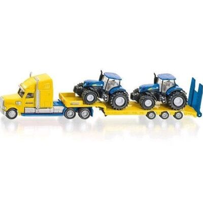 Siku1805 Vrachtwagen met New holland tractoren