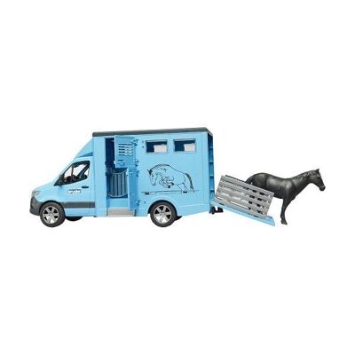 Bruder Mercedes Benz Sprinter Diertransport met paard