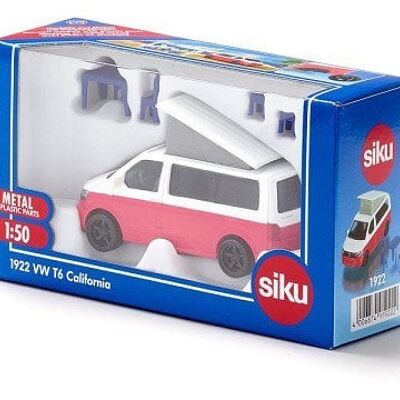 Siku 1922 VW T6 California met beweegbaar dak met accessoires 1:50 104x45x66mm