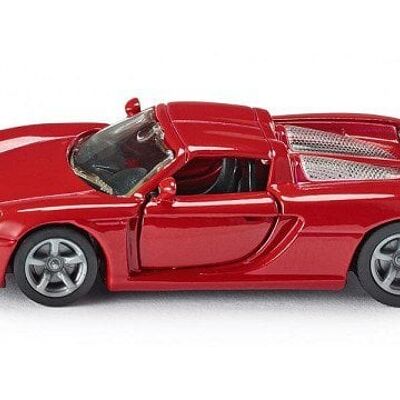 Siku 1001 Porsche Carrera GT 81x33x20mm rood