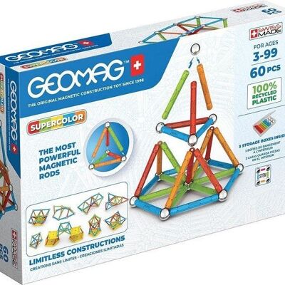 Geomag Super Color Recycled 60 pcs