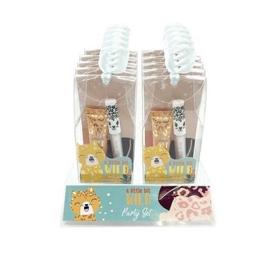 Casuelle Geschenkset Tiger met 15 ml body lotion en 3.5 gr. lipgloss