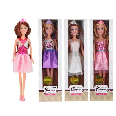 Toi Toys Lauren Tienerpop met diadeem in feestjurk