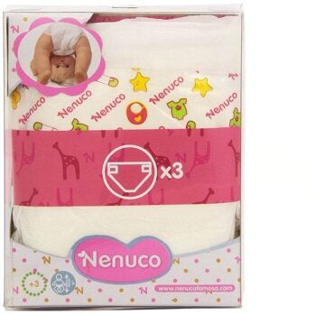 Paquet de 3 couches pour poupées Nenuco.