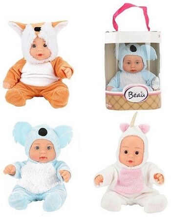 Toi Toys Beau Baby doll 22,5 cm en costume d'animal