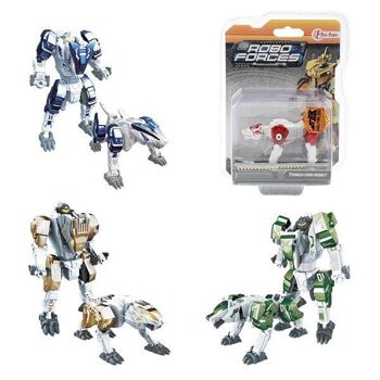 Toi Toys Roboforces Petit robot de change -Animal- métal