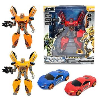 Toi Toys Roboforces Change robot Supercar + lumière et son