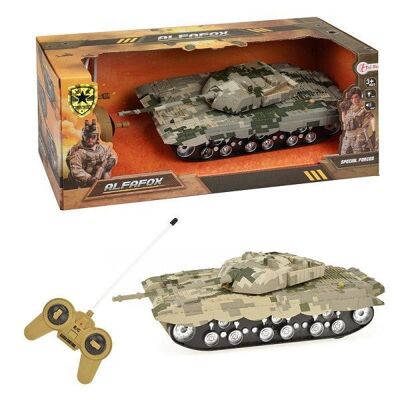 Toi Toys Alfafox Tank militair R-C + licht en geluid
