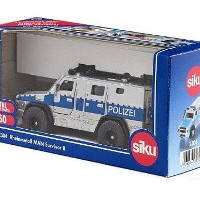 Siku 2304 Rheinmetall MAN Survivor R Polizei 1:50 175x87x59mm politie