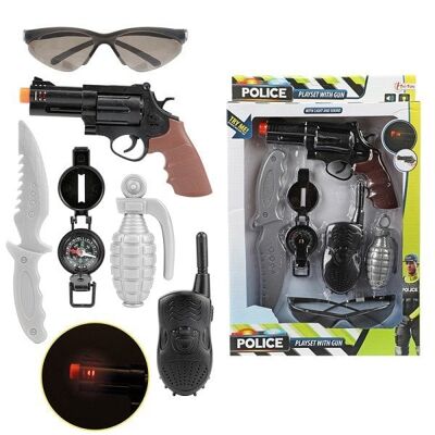 Toi Toys Politieset met mes, bril en pistool + L-G