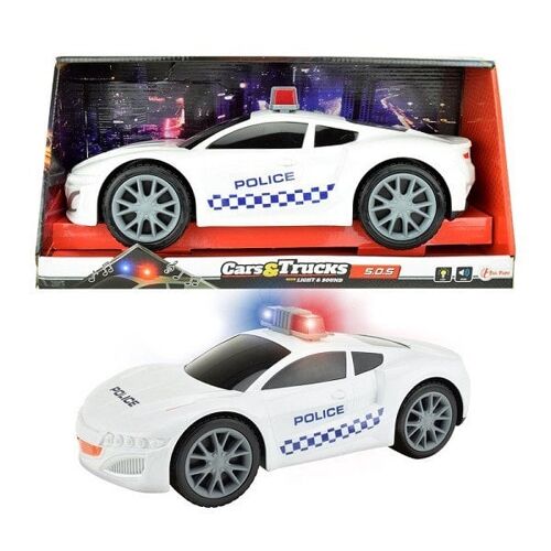 Toi Toys Sport politieauto met licht en geluid [Excl. Batt.]