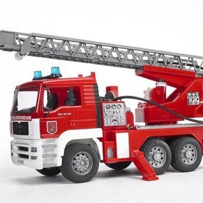 Bruder Man brandweerauto met ladder 47x17x24cm