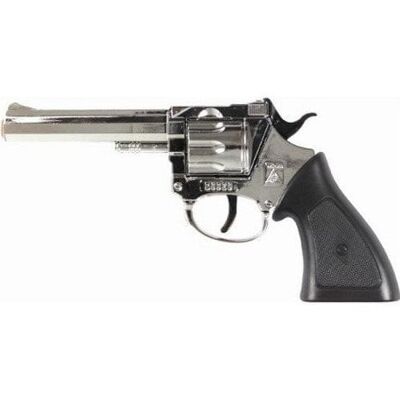 Wicke pistool Rodeo 198mm, 100 shots, chroom, verpakt in doos