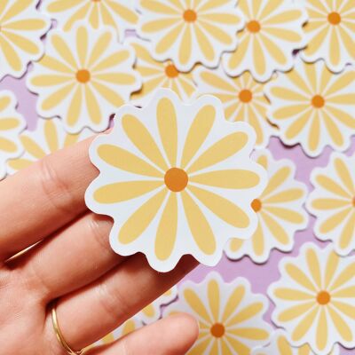 Die cut vinyl sticker - cute daisy flower / Muchable