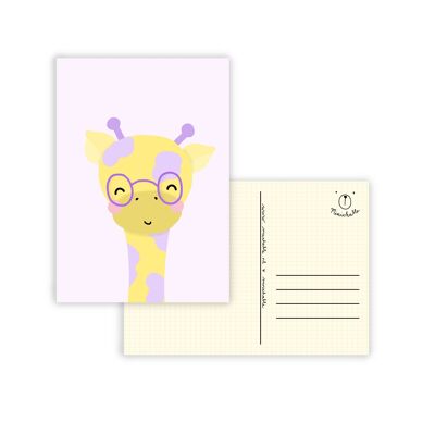 Carta pastello giraf kinderen