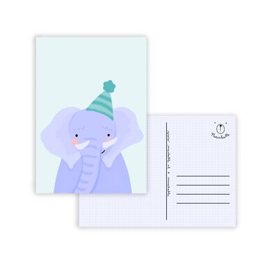 Carta pastello olifante, bambini
