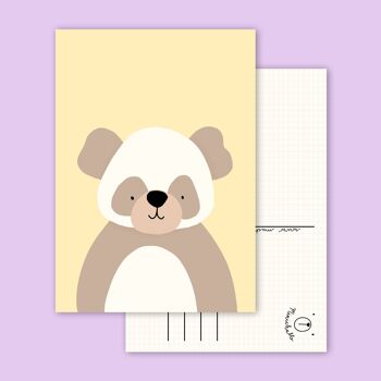 Pastel panda kart, maternelle 3