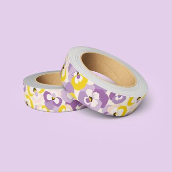 Washi tape viooltjes bloemen muchable 1