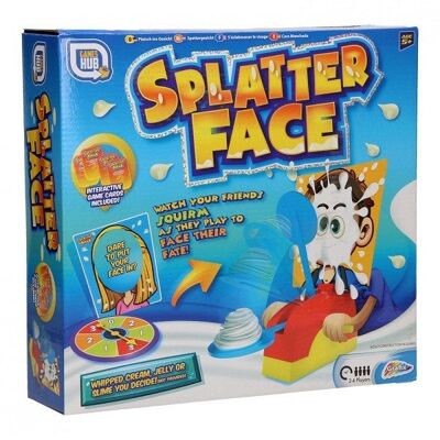 Grafix Splatter face slagroomfamiliespel