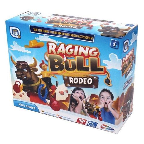 Grafix Raging bull rodeo spel. Zorg dat de stier je niet afwerpt