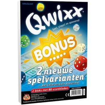 Bonus Qwixx des jeux du gobelin blanc 2