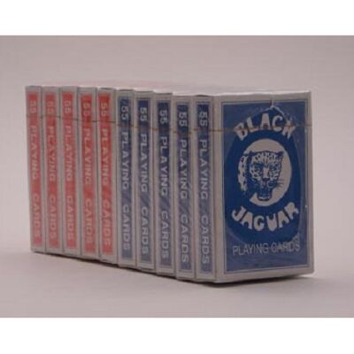 Black Jaguar speelkaarten 55 kaarten, per 10 pakjes