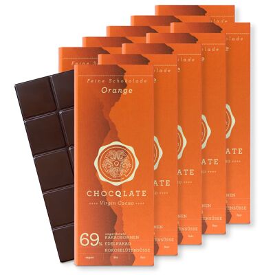CHOCQLATE Bio Schokolade ORANGE