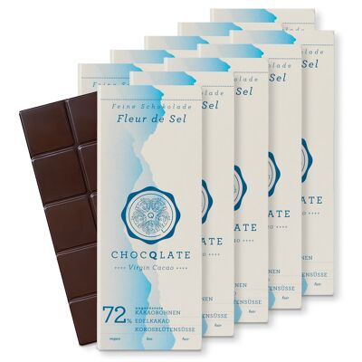 CHOCQLATE cioccolato biologico FLEUR DE SEL