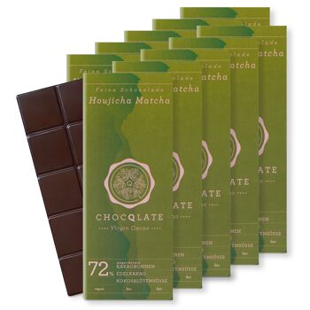 CHOCQLATE chocolat bio Hojicha MATCHA 1
