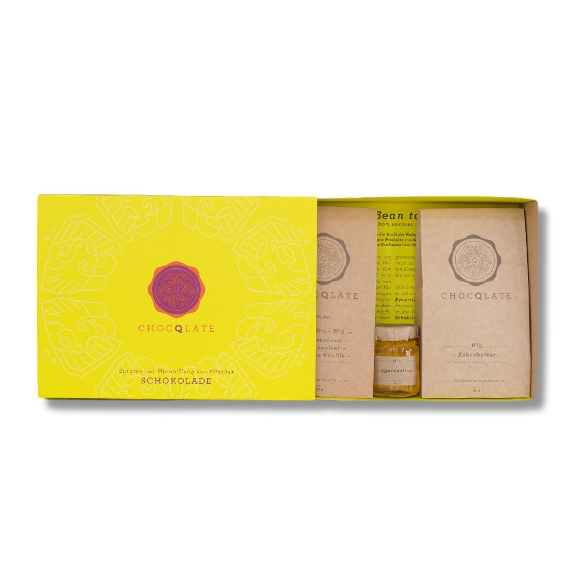 Schokolade Selber Machen DE - Set GELB mit Form - deutsch