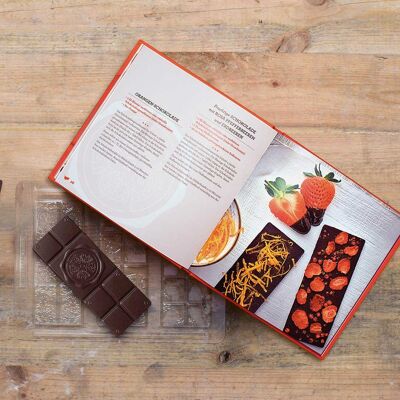 Livre de recettes CHOCQLATE + moule à chocolat