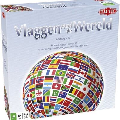 Tactic Vlaggen rond de wereld bordspel