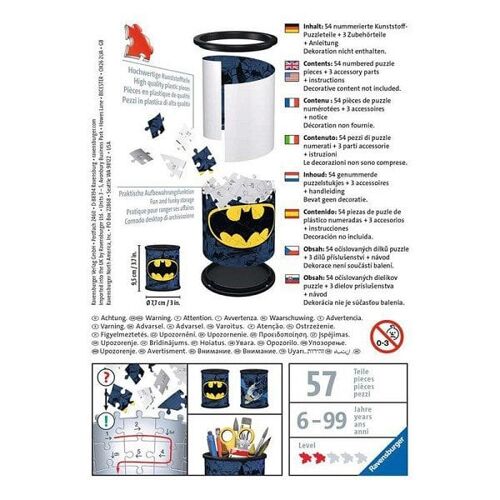 Ravensburger 3D puzzel Batman pennenbakje puzzel 54 stukjes
