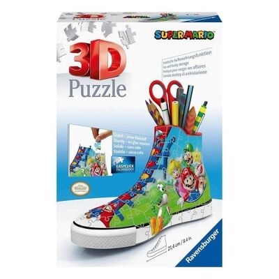 Ravensburger 3D puzzel Super Mario sneaker pennenbak