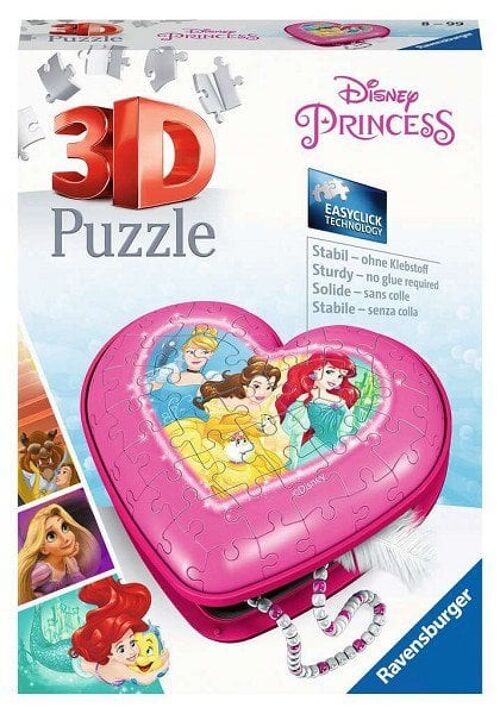 Ravensburger 3D puzzel Princess hartendoosje 54 stukjes