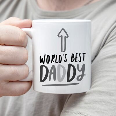 La mejor taza para papá del mundo, regalo para papá, taza para el día del padre, primer regalo para el día del padre, taza para papá, taza para papá, regalo de cumpleaños para papá, taza para papá