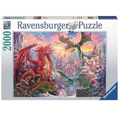 Ravensburger puzzel 2000 stukjes Drakenland