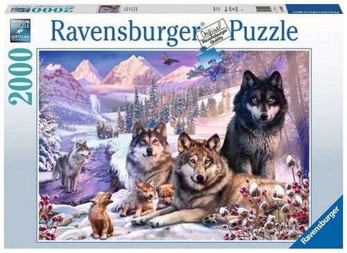 Ravensburger puzzel Wolven in de Sneeuw 2000 stukjes