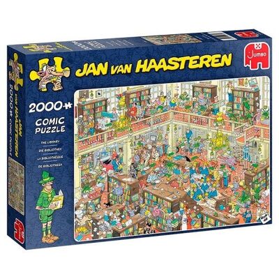 Jumbo Jan van Haasteren puzzel De bibliotheek 2000 stukjes