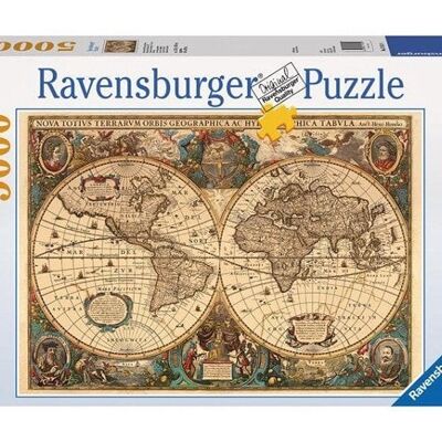 Ravensburger puzzel Antieke wereldkaart 5000pcs