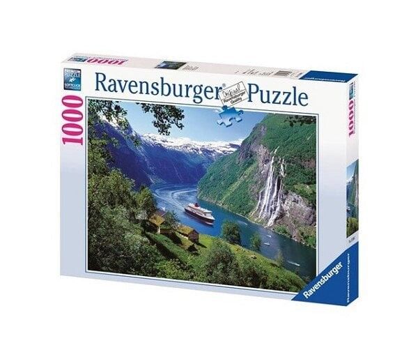 Buy wholesale Ravensburger puzzle Norwegian Fjord 1000pcs